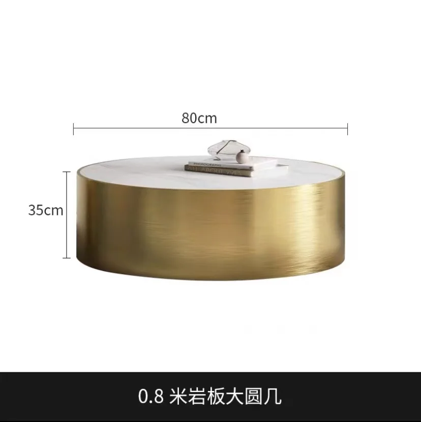 Современный светлый роскошный журнальный столик в скандинавском стиле минималистичный металлический мраморный боковой для маленькой квартиры чайный стол