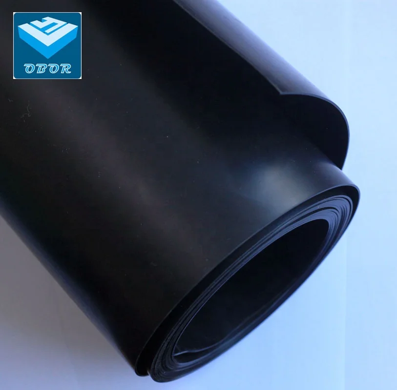Antiseepage HDPE smooth textured black geomembrane fish shrimp pool pond liners with ASTM GM13 standard lower price