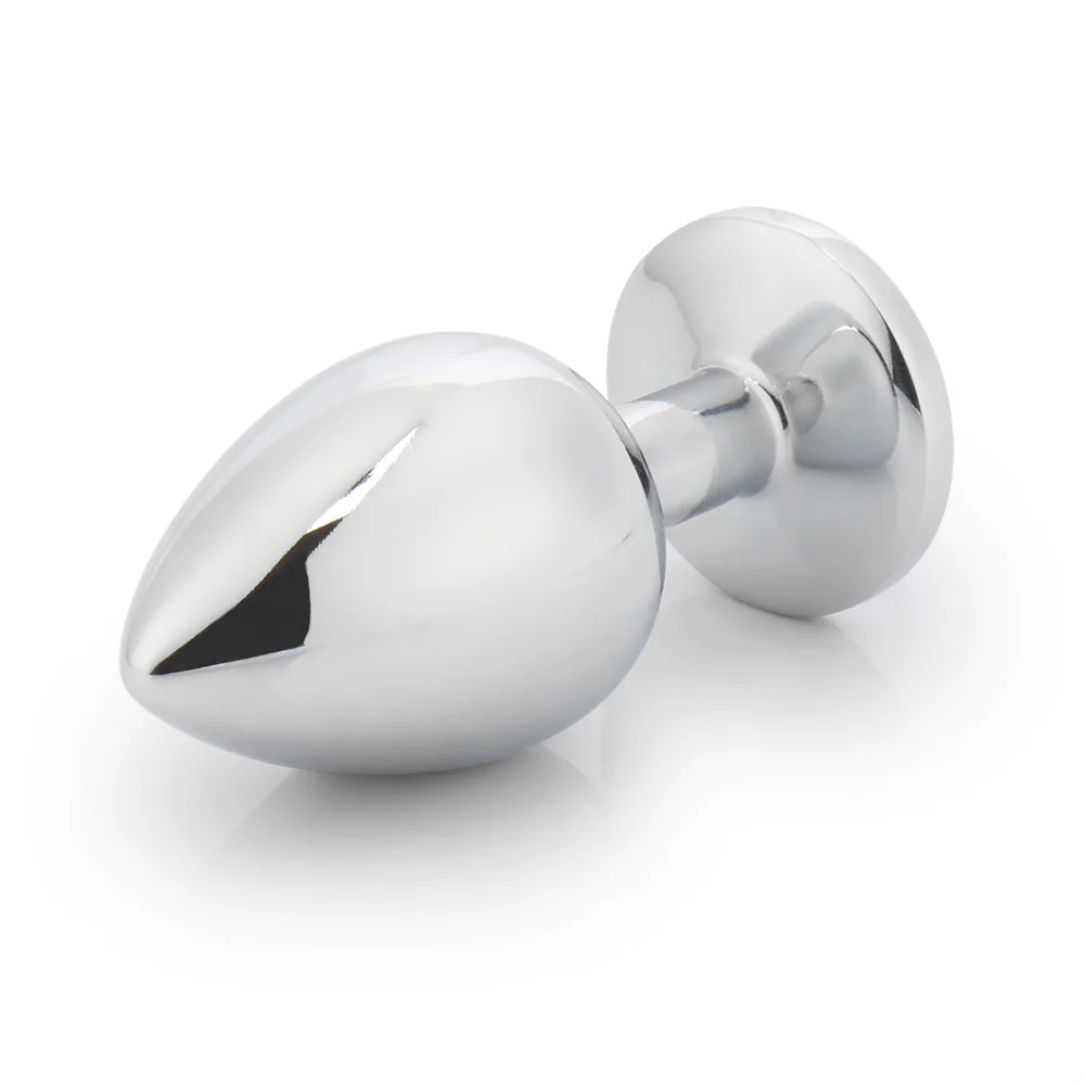 Wholesale Diamond Jewelry Anal Sex Toys Metal Plug Anal Toys For Men Stainless Butt Plug With Jewel Sex Toy Tail Vibrator
