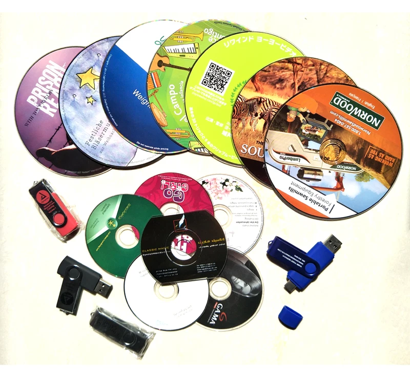 Опт CD DVD Blu-Ray репликация и печать прессование виниловых записей USB производство завода