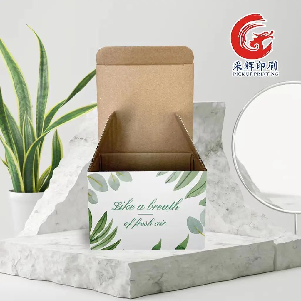 Изготовленная на заказ полноцветная гофрированная доставка Почтовая складная картонная коробка Гофрированная