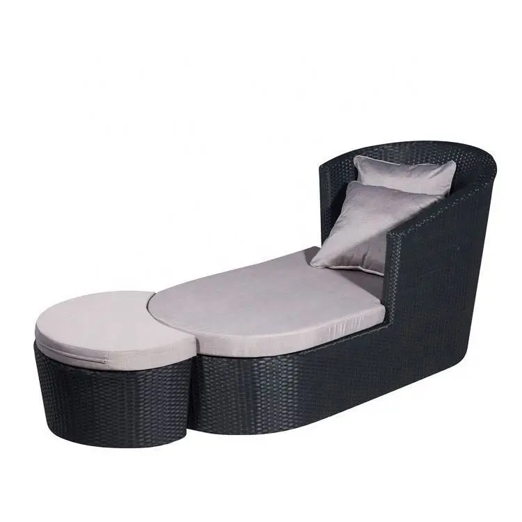 Yinzhou Living Deck Outdoor Garden Conservatory Modular 8 Seater Corner Sofa Set - Grey Rattan Furniture Mexico