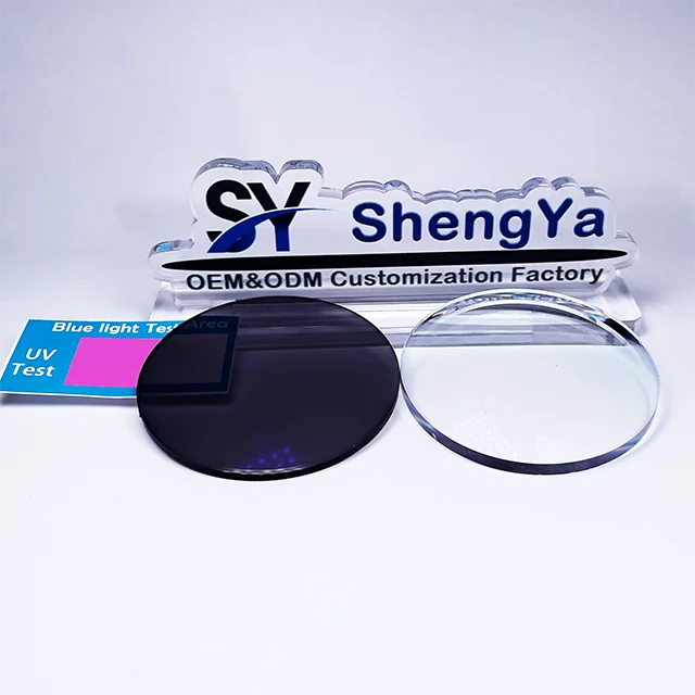 1.56 hmc photochromic blue cut UV420 lens optical lenses spectacle lentes opticos optic optical lenses lens