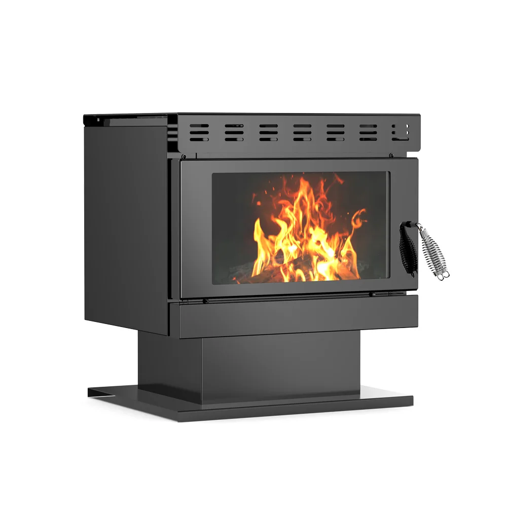 R1201A european wood heater 12KW smokeless indoor wood fireplace  modern wood burning stove  indoor for house living room villa