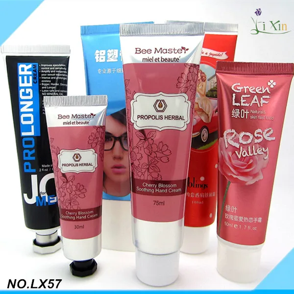 
octagon Screw on cap mini cosmetic toothpaste packaging small aluminum travel empty plastic toothpaste tube 