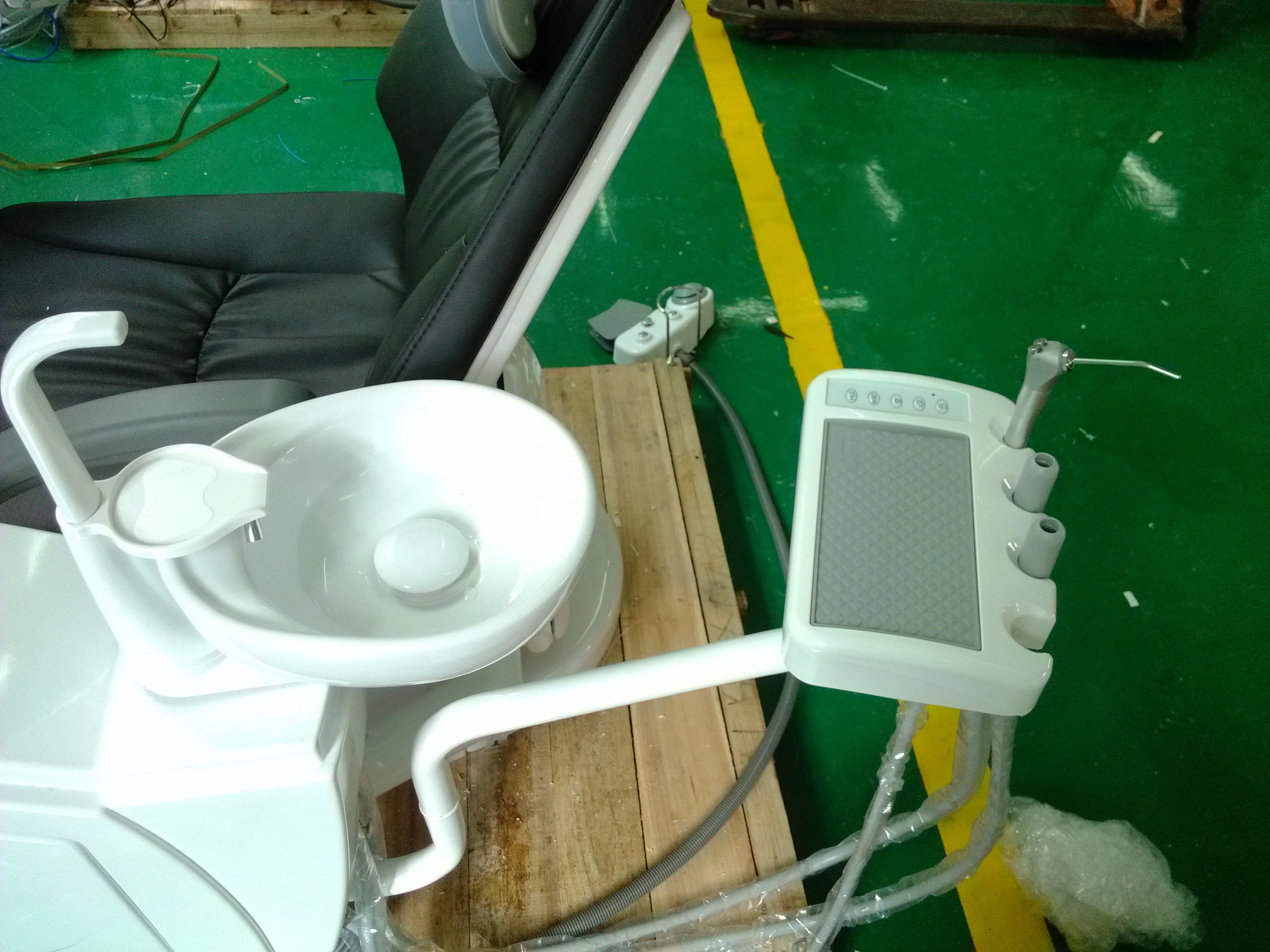 Fona dental chair Folding Dental Chair Unit Dentist Chair with dental suction and air compressor