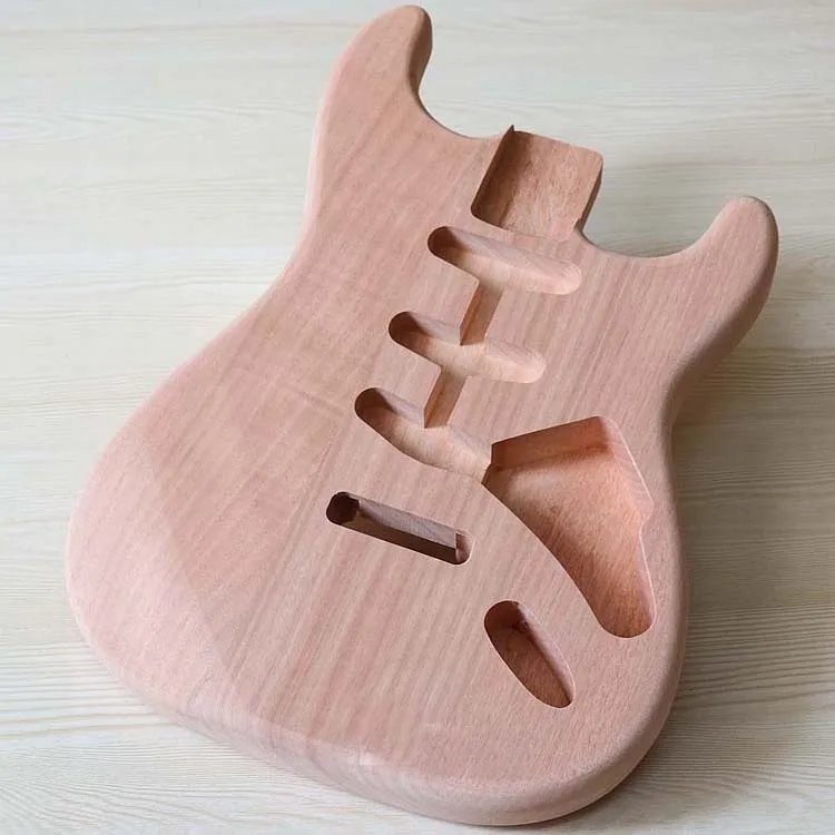 HOT SELLING DIY GUITAR BODY POPLAR WOOD OEM