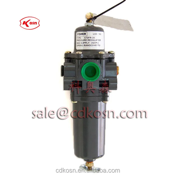Fisher 1/2 NPT Aluminum alloy 67DFR-24 Air filtration Pressure Regulator