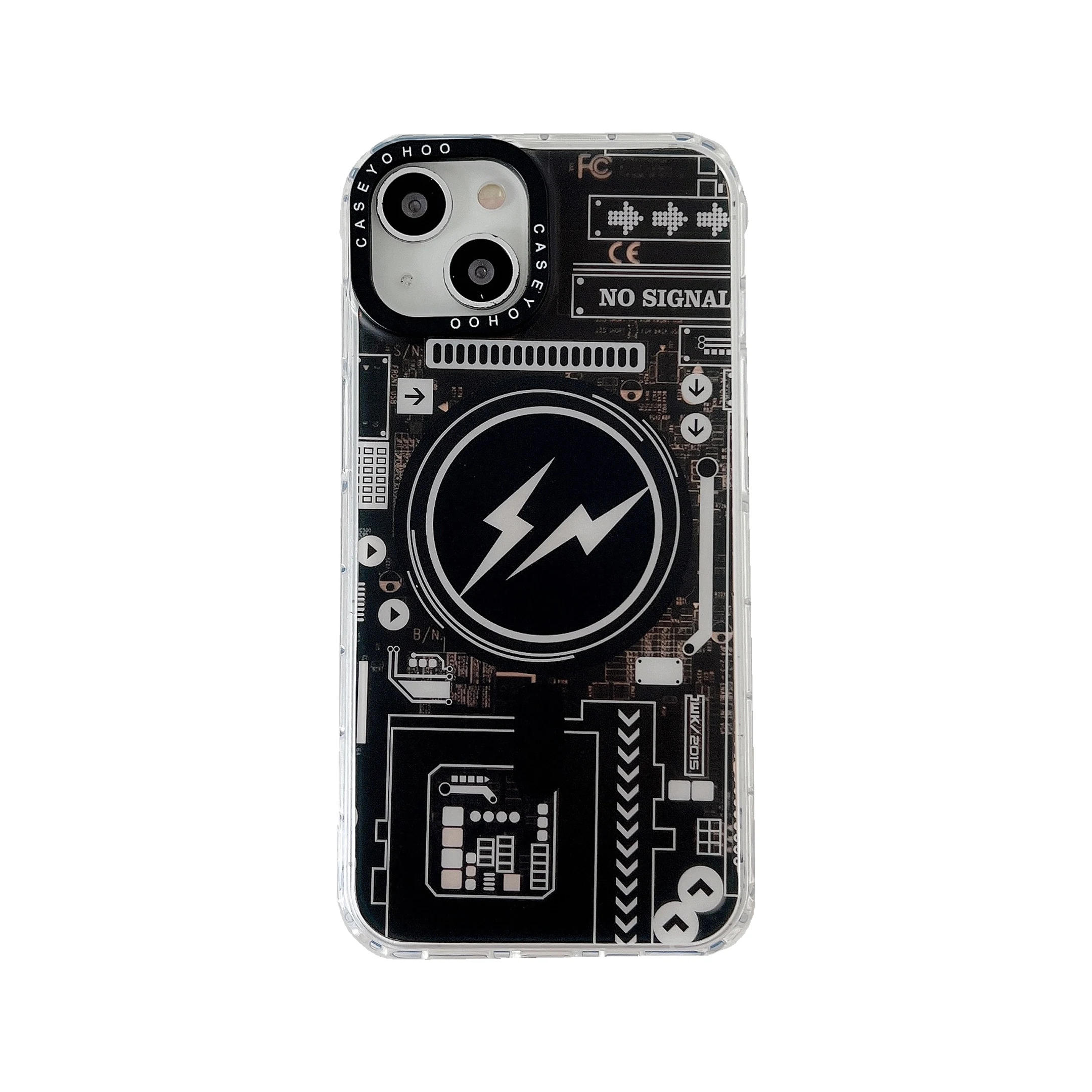 Free samples Circuit board Lightning double-sided imd mobile phone case For iphone 14 Plus 13 12 pro 11