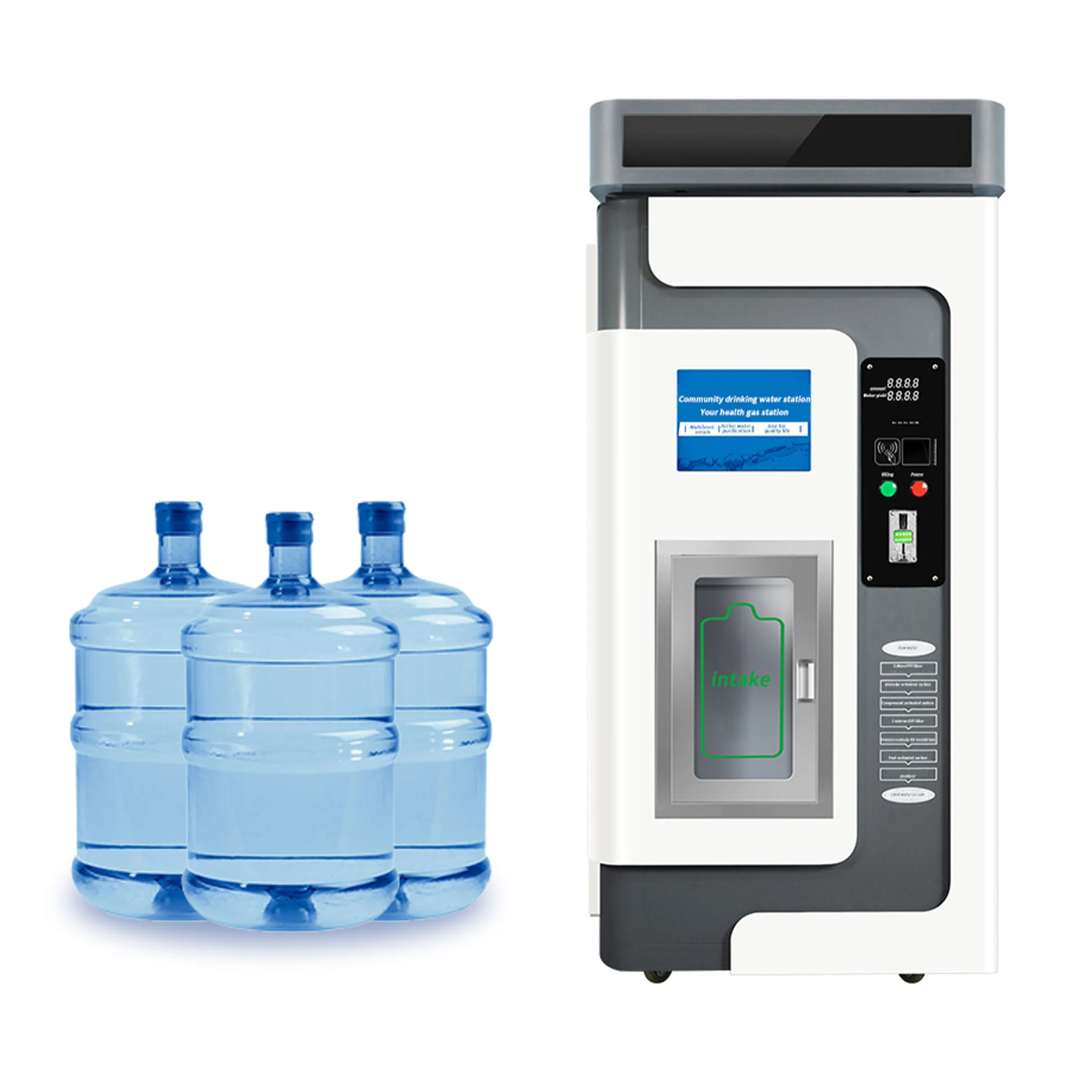 RO Small Refill Ro Drinking  bottle water 400G 800G  Purified Bottled Water Vending Machine For Drinking Water