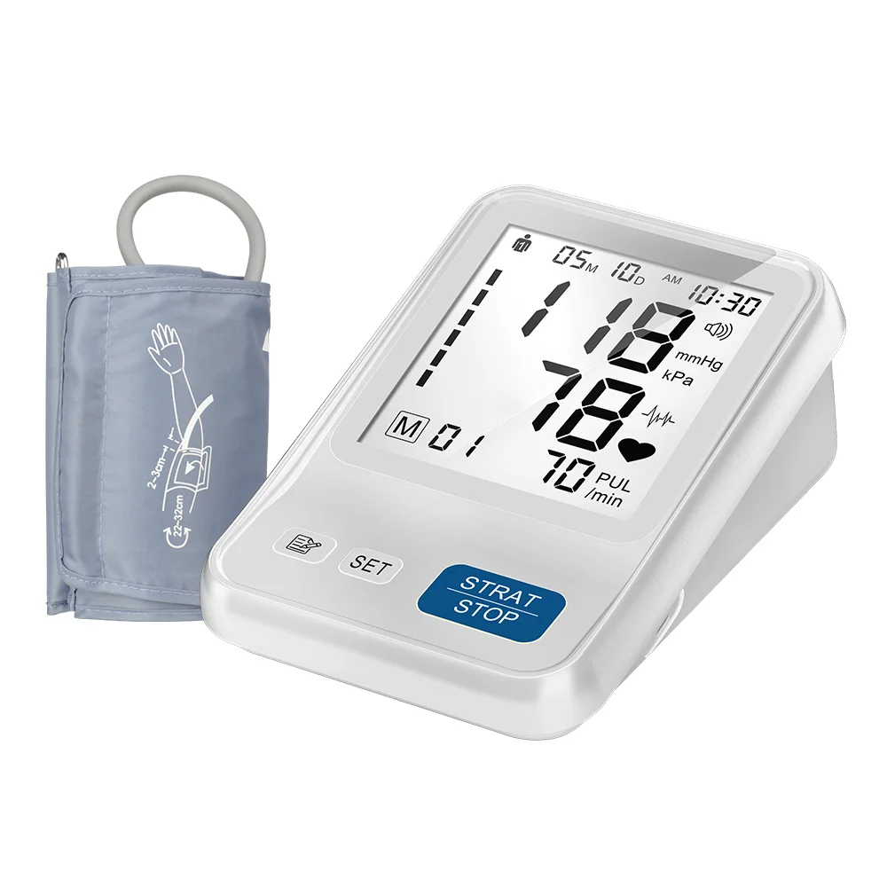 Hot Sale BP Testing Machine Tensiometer Electric Portable Pretion Meter Sphygmomanometer Electronic Blood Pressure Monitor