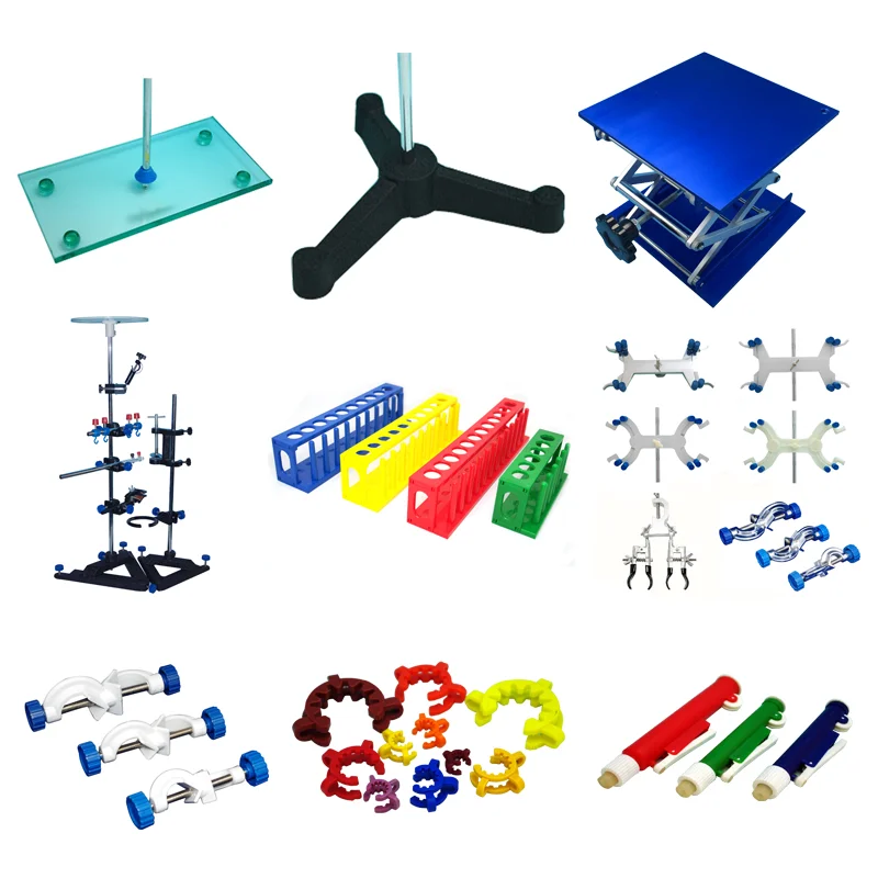 Wholesale price Lab Supplies Laboratory Stands And Clamps Metal/Al Alloy/Plastic-Coated/Chrome plated Cross Clamps For Lab Stand