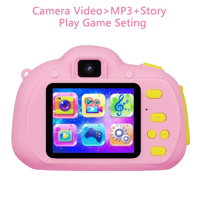 Kid Camera for Boys and Girls Age 3-12, Children Camera Great Birthday Gift&Toy Kid Digital Video Camera with Shockproof Mp3 8MP