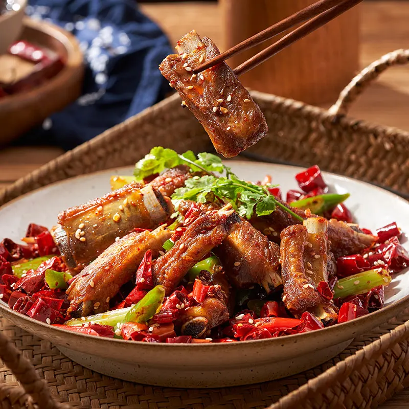 Qinma Pastri Mix Spicy Chinese Gravy Sauce for Meat and Seafood Snack Seasoning Spicy Condiment for Enhanced Flavor