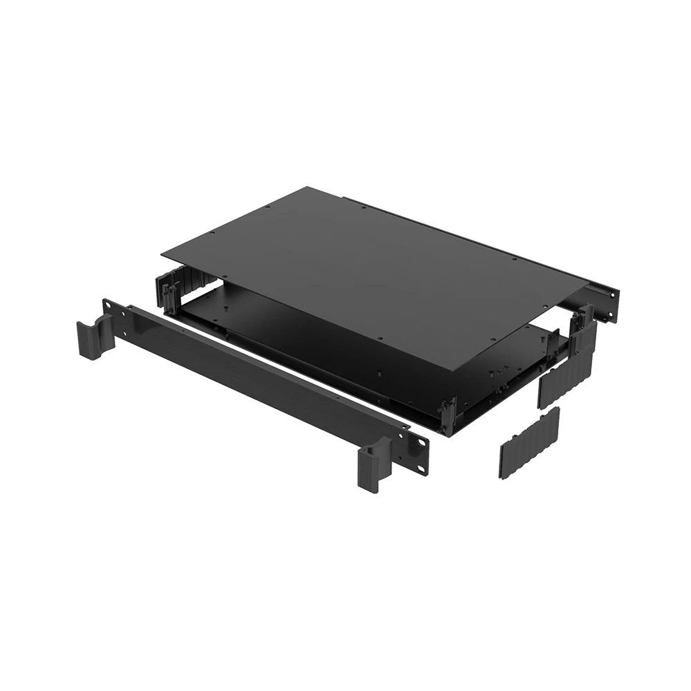 YONGU C21B 1U Custom Supply Aluminum Alloy Rack Mount Chassis Computer Gaming PC Case