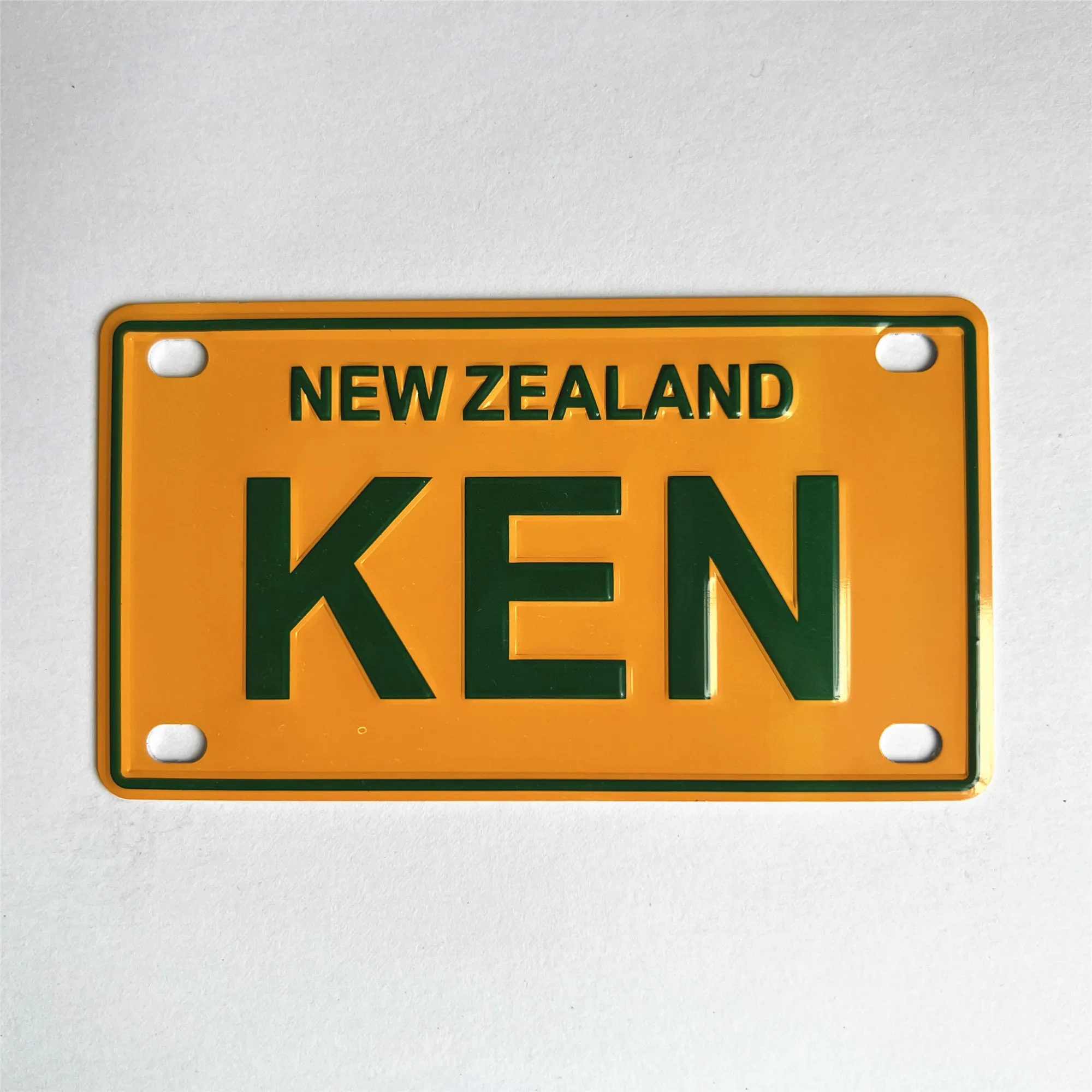 Custom Embossed Decorative License Plates Blank Car Number Plate Unique Metal Aluminum License Plate Wholesale