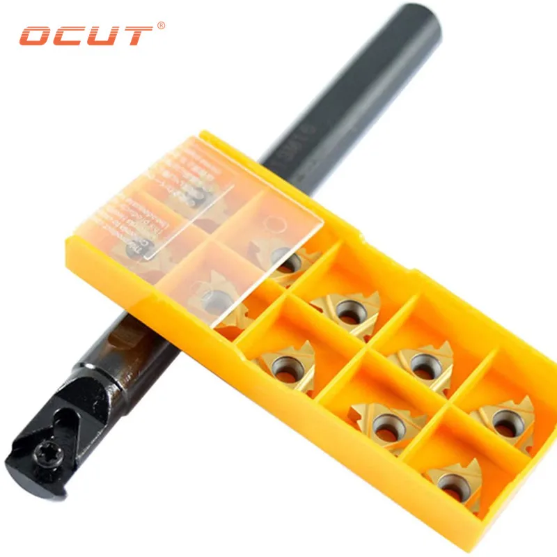 
Turning Tool Cutter CNC internal thread turning tool holder SNR/L0008/0010/12/16/20/25K08 K11M/Q16 with 10pcs inserts set 
