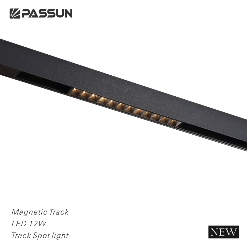 indoor magnet track 4 lines spotlight 12W