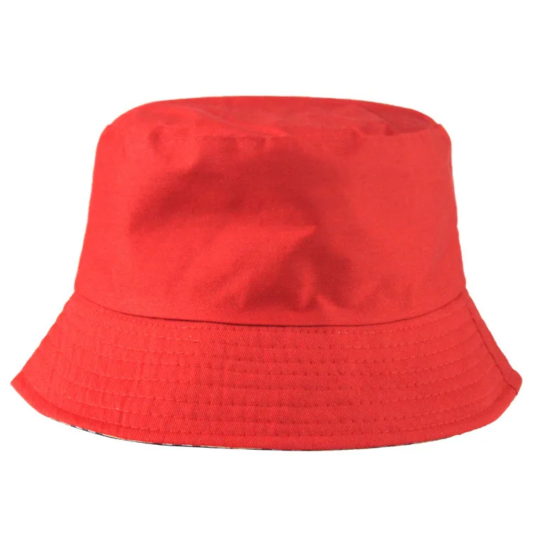 Wholesale Customize Embroidered Logo Wide Brim Blank Solid Color Fisherman Caps Casual Plain Buckets Hats
