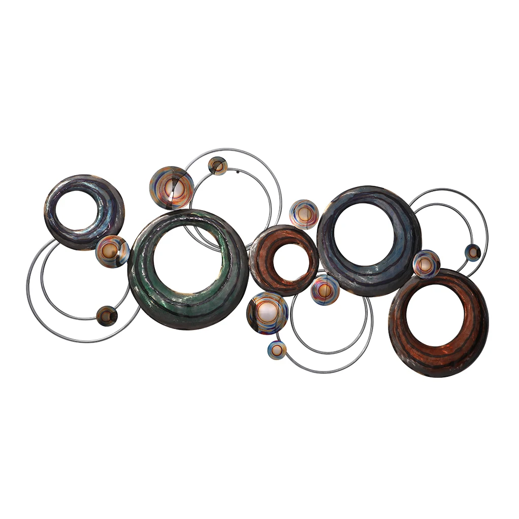 Luxury 3d Art Home Decoration Metal Circle Wall Art Wall Decor Hanging Metal Wall Art
