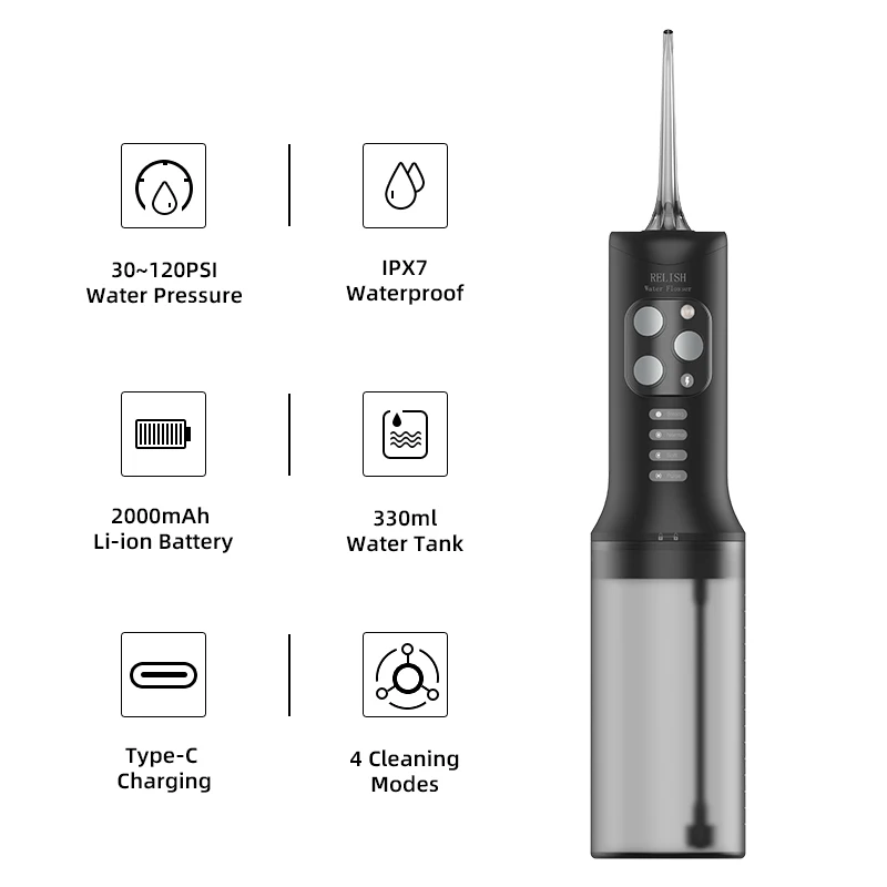 330ML Tank Mouth Wash Machine Portable Water Flosser Teeth Cleaning Water Dental Flosser Irrigator Dental