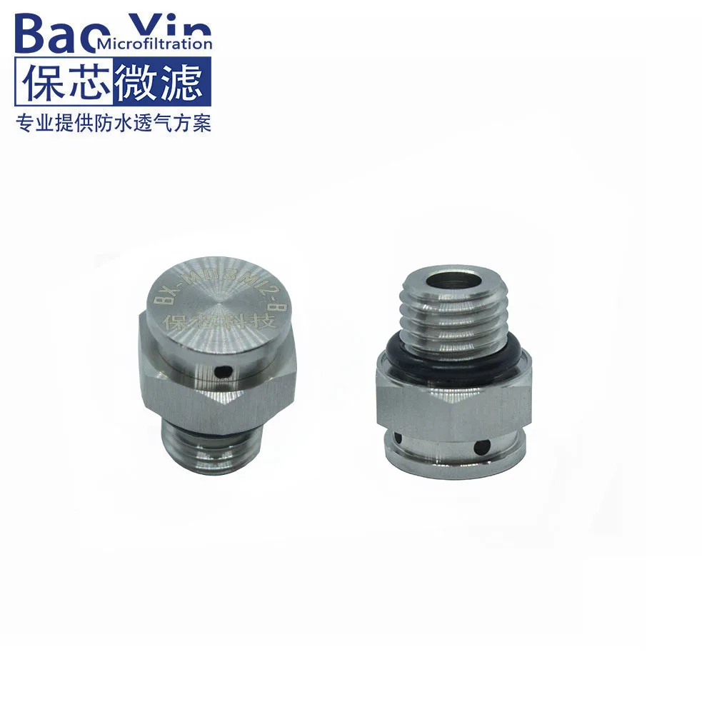 
304 Stainless Steel M12x1.75 waterproof vent plug breather 