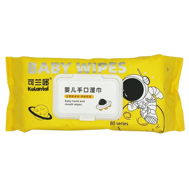 Baby Bamboo Organic Biodegradable Wet Wipes  Eco-friendly Non-woven Spun lace Unscented Baby Wet Water Wipes