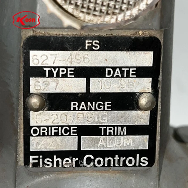 Fisher Type 627 Series 627-496  5 - 20 PSIG Spring High Pressure Reducing Regulator