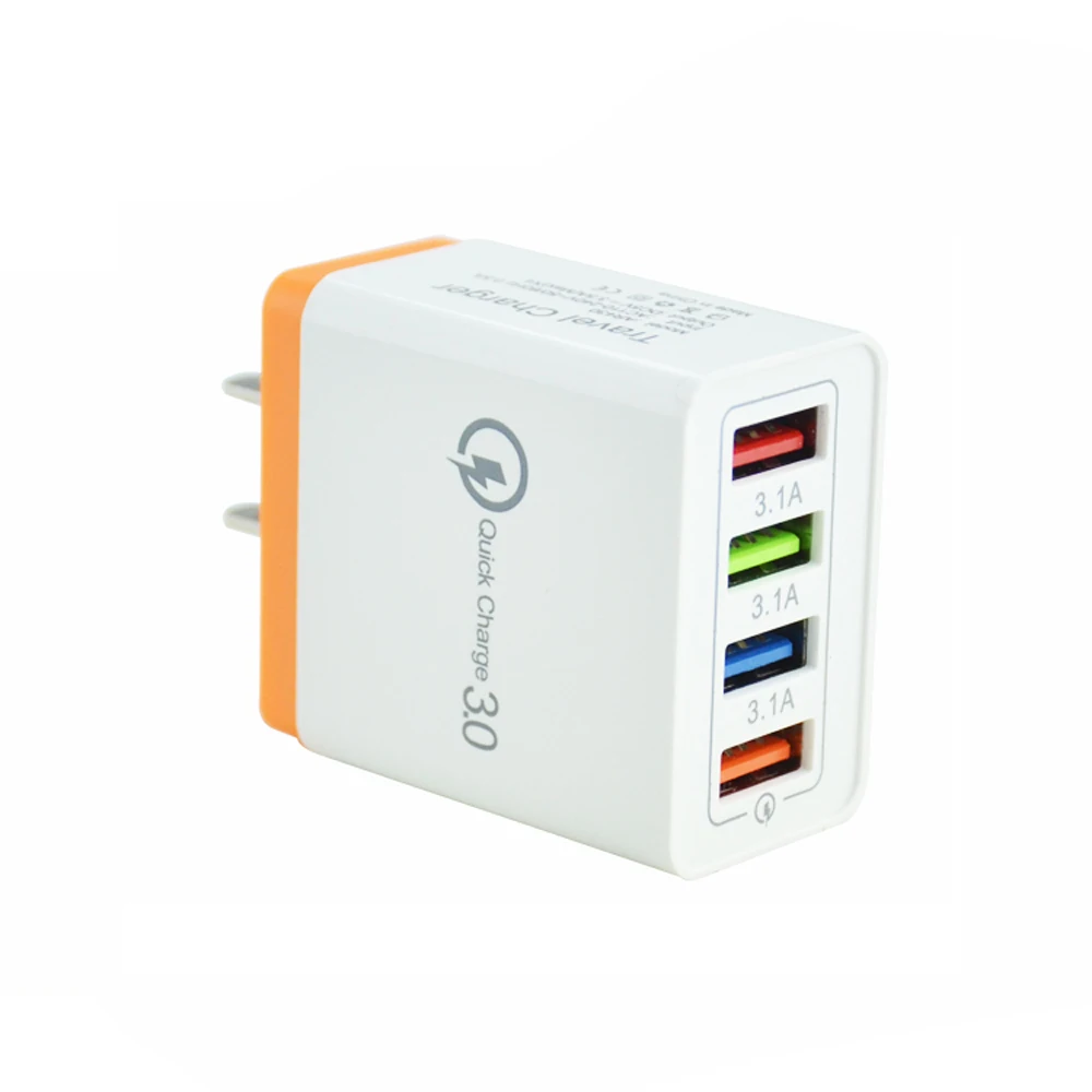 Универсальные домашние адаптеры SIPU с 4 портами USB, настенное зарядное устройство для телефона