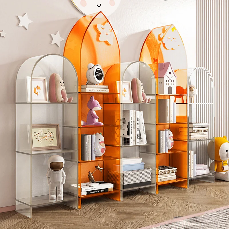 Custom Book Shelf Modern Home Furniture Kid Bedroom Living Room Office Sets Children Bookcase Acrylic Bookshelf