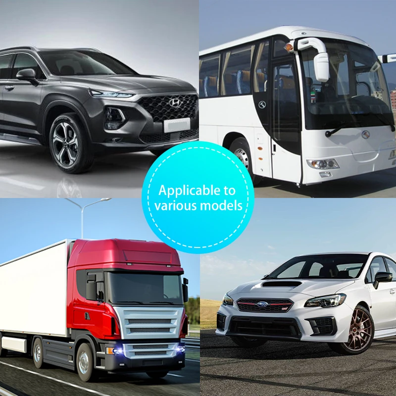 12v voltage dull night vision 4.3 Inch Rear View Tft Lcd Color HD waterproof IP68 car display