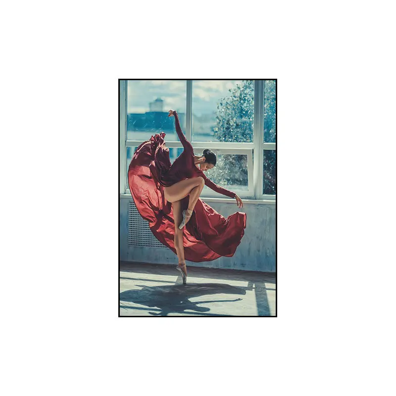 Новый дизайн, современная абстрактная балерина, танцовщица, девушка, классная живопись, работа, домашний декор, на заказ, оптовая продажа