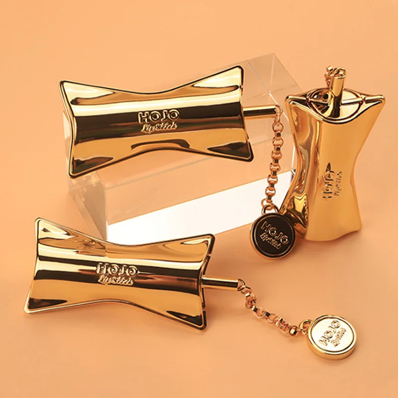 Private Label Matte Lipstick Luxurious Golden Butterfly Shape Velvet Lip Cream Wholesale