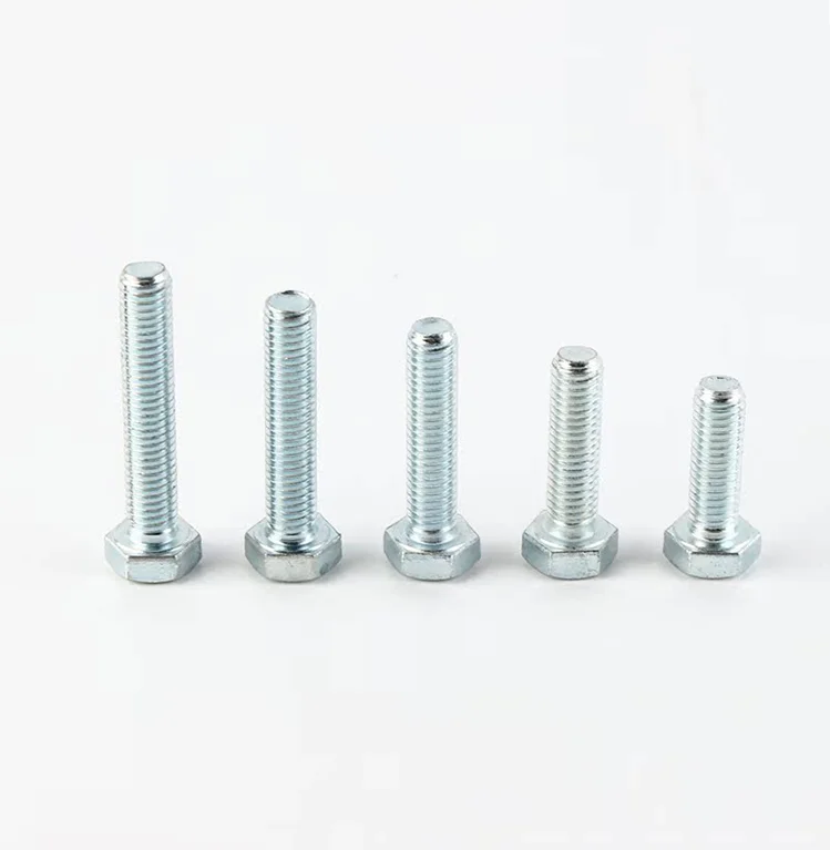 High strength GB5783 industrial hexagon head screw M6 M8 M10 M12 galvanized hexagon bolt