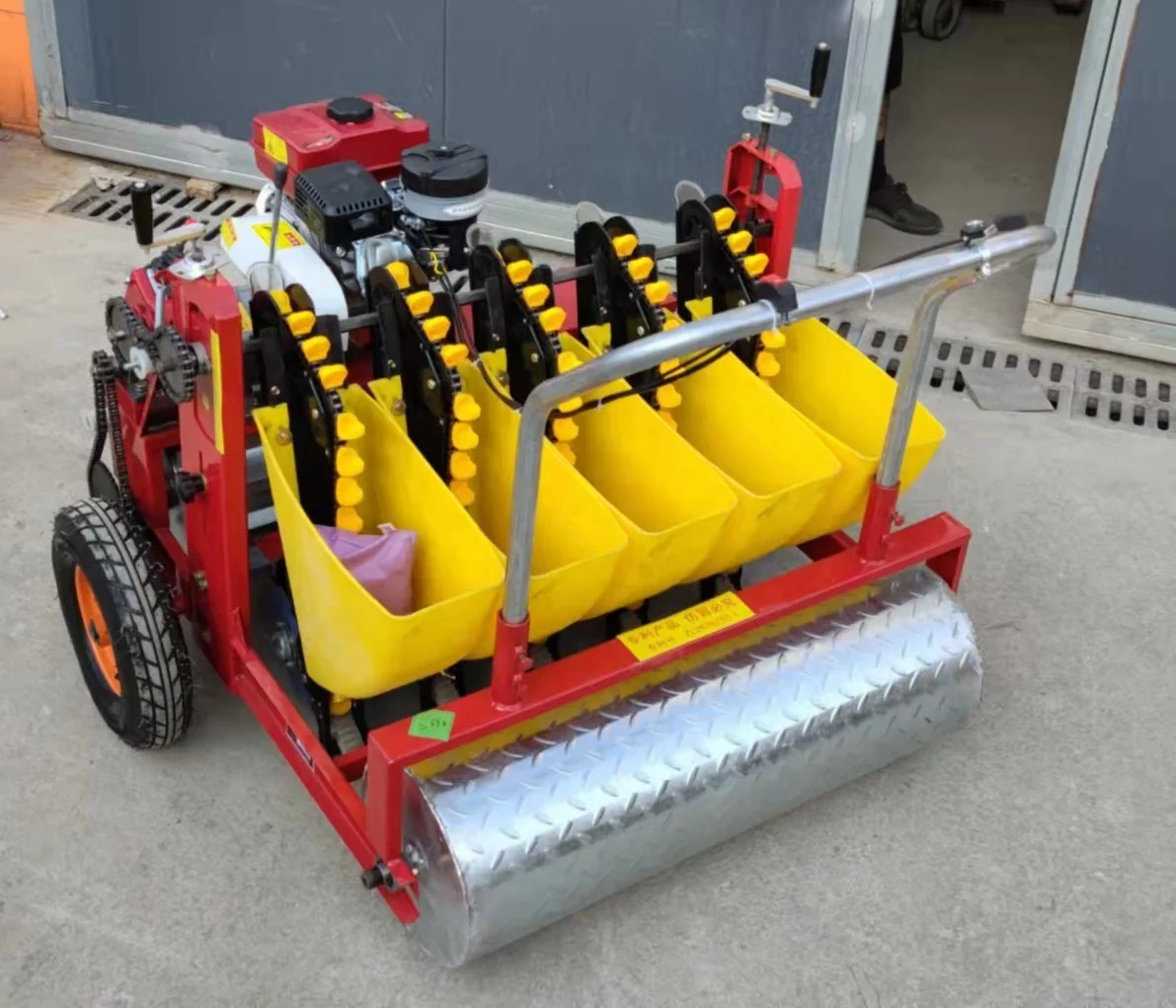 China supply 1row hand garlic planter 2rows manual garlic seeder machine