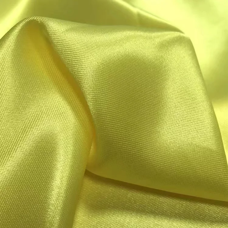 Custom High quality Cheap price 100% Polyester Satin Fabric For Dress Wedding Material