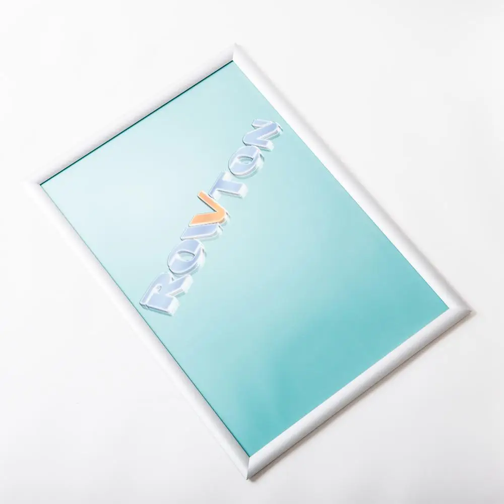 Free sample aluminum alloy poster frame 25mm advertising snap frame
