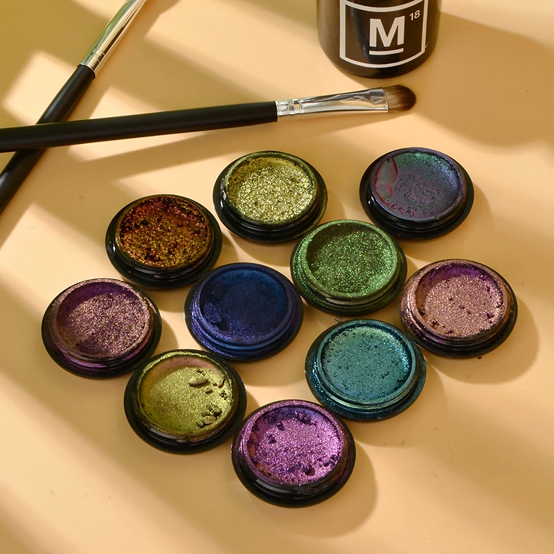 
DC002r 9 Colors Eyeshadow Makeup Professional Cosmetics Private Label Duochrome Eyeshadow 