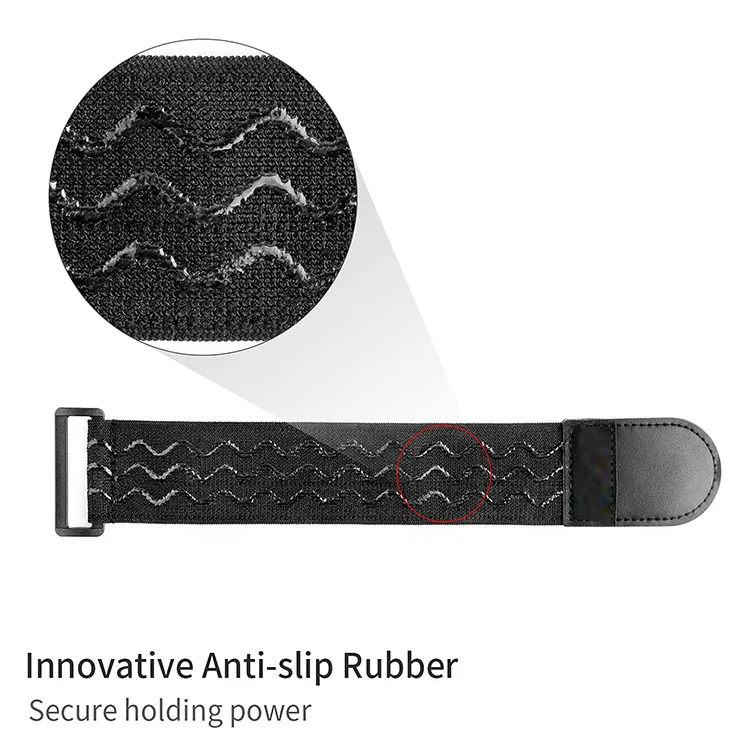 Heavy Duty Elastic Cinch Straps Anti-Slip Nylon Hook & Loop Tapes with Buckle Adjustable for Cable Tie and Bag Use