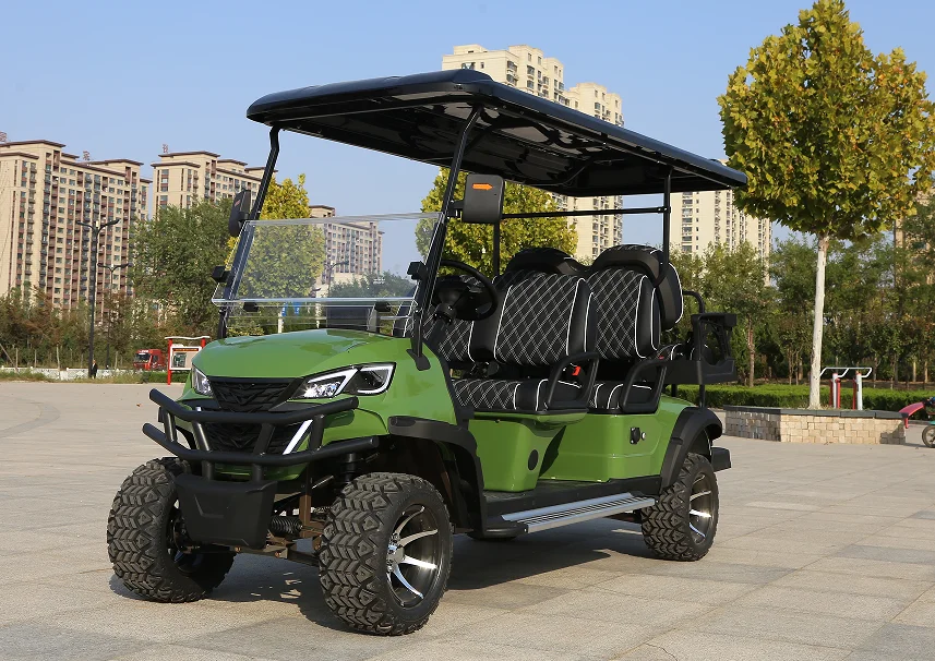 Sharefer hot sale new style 6 seats 4+2 Seater 72V 3.5KW AC Motor Electric Golf Cart Club Car