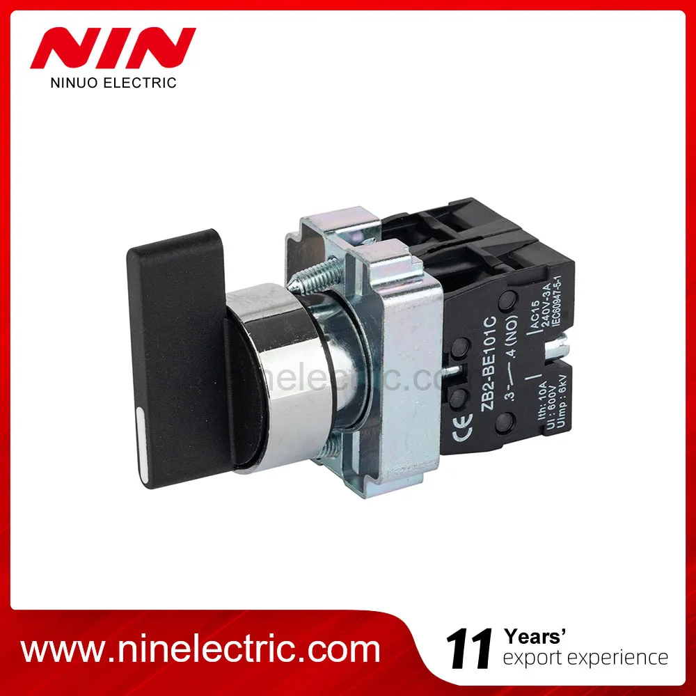 22MM waterproof XB2-BJ33 3 position selector push switch button