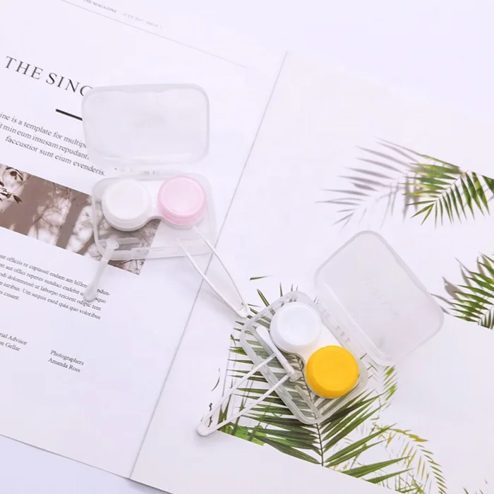 contact lens cases cheap lenses case colored  plastic lens case wholesale