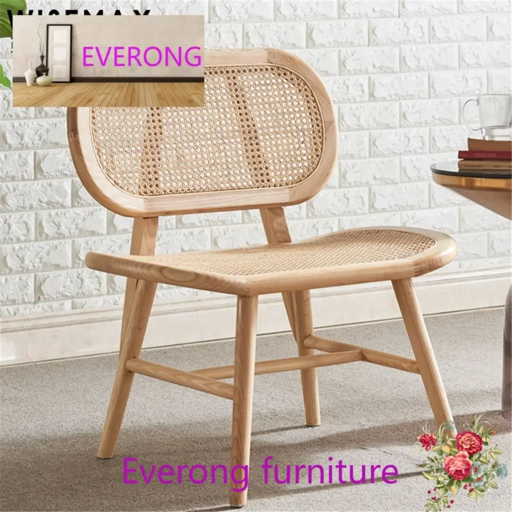 High quality wooden restaurant garden line cafe hotel dining rattan wicker bistro chair for sale