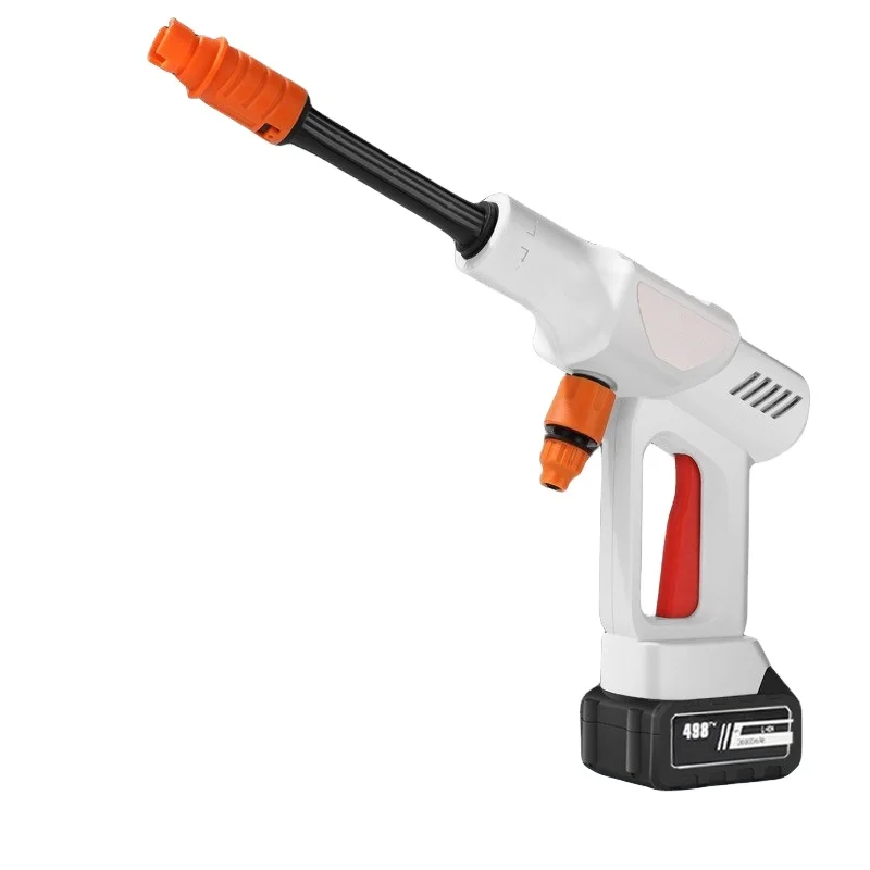500w Portable Wireless Rechargeable Washer Machine High Pressure Car Washer Gun For Washing Cars Power Washer For Car