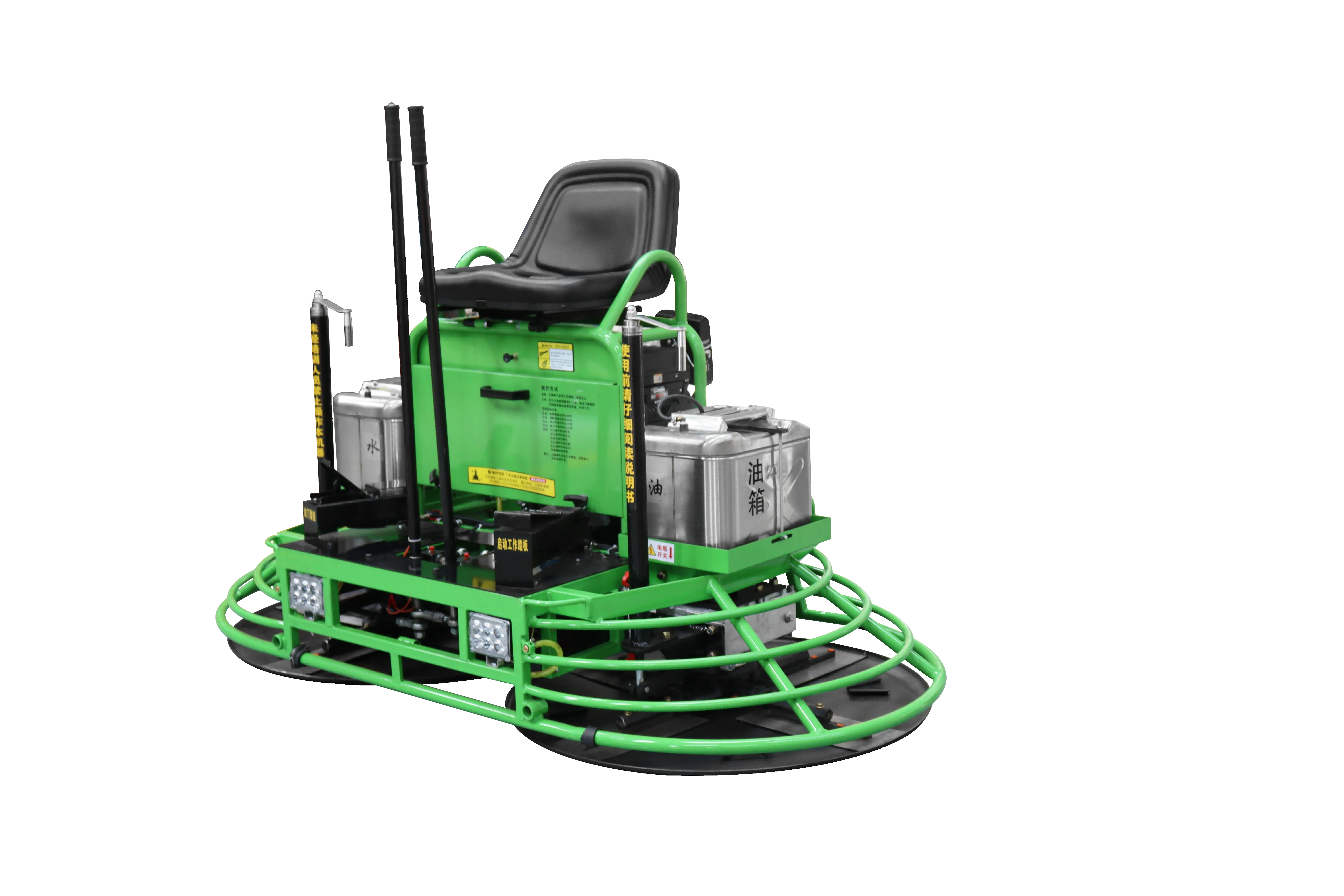 24 Inches Concrete Power Trowel Machine Ride On Gasoline Power Float Trowel For Floor Smoothing