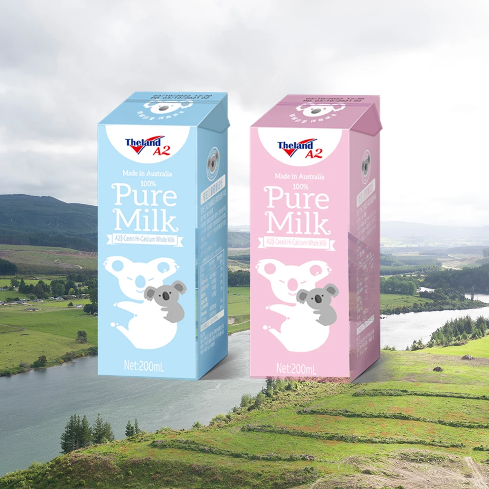 200ml A2 Whole Milk (Pink) Southern Hemisphere Creamery Essence Marvels Wholesale By TheLand With Custom MOQ Reasonable Price
