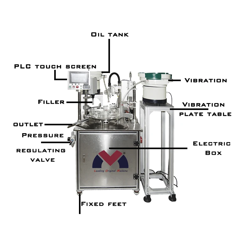 Factory Supplying Cbd cartridge Hemp Oil Tincture filling Bottling Machine