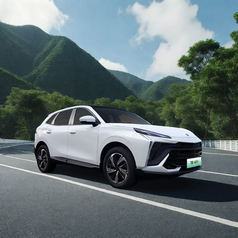 Dongfeng Forthing T5 HEV Electric SUV High-Performance Hybrid Oil Cooling Turbo Intercooling 7 Seats Lithium Direct China