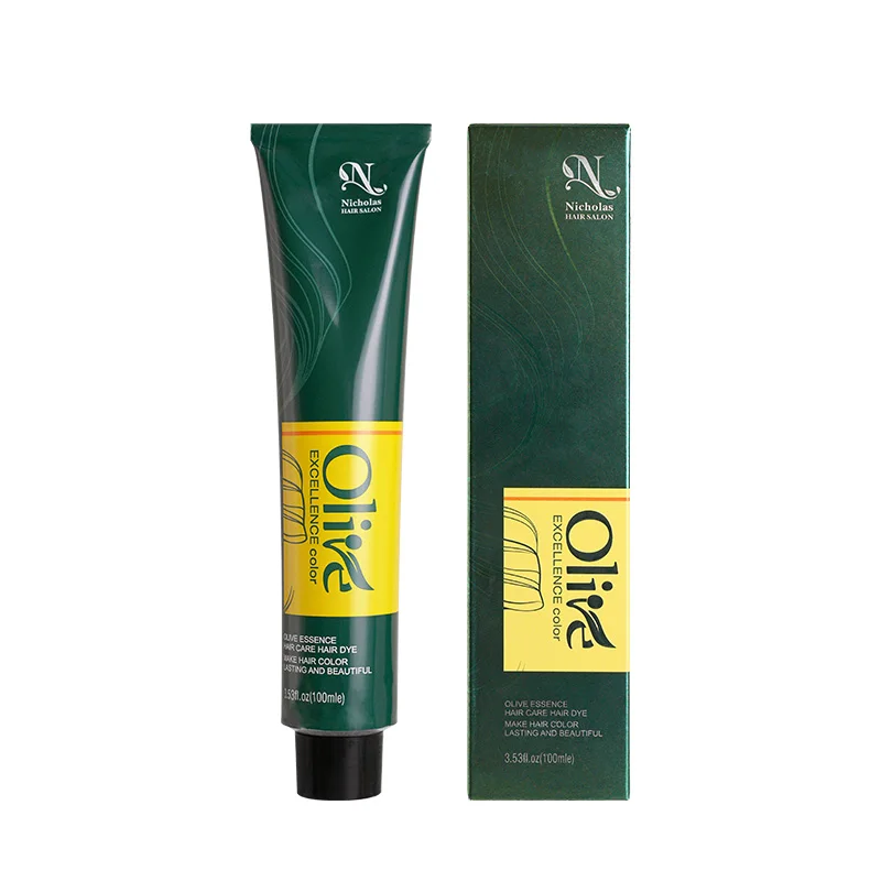 NICHOLAS Private Label Wholesale Hair Color Cream Olive Oil Infused Low Ammonia Non Irritating