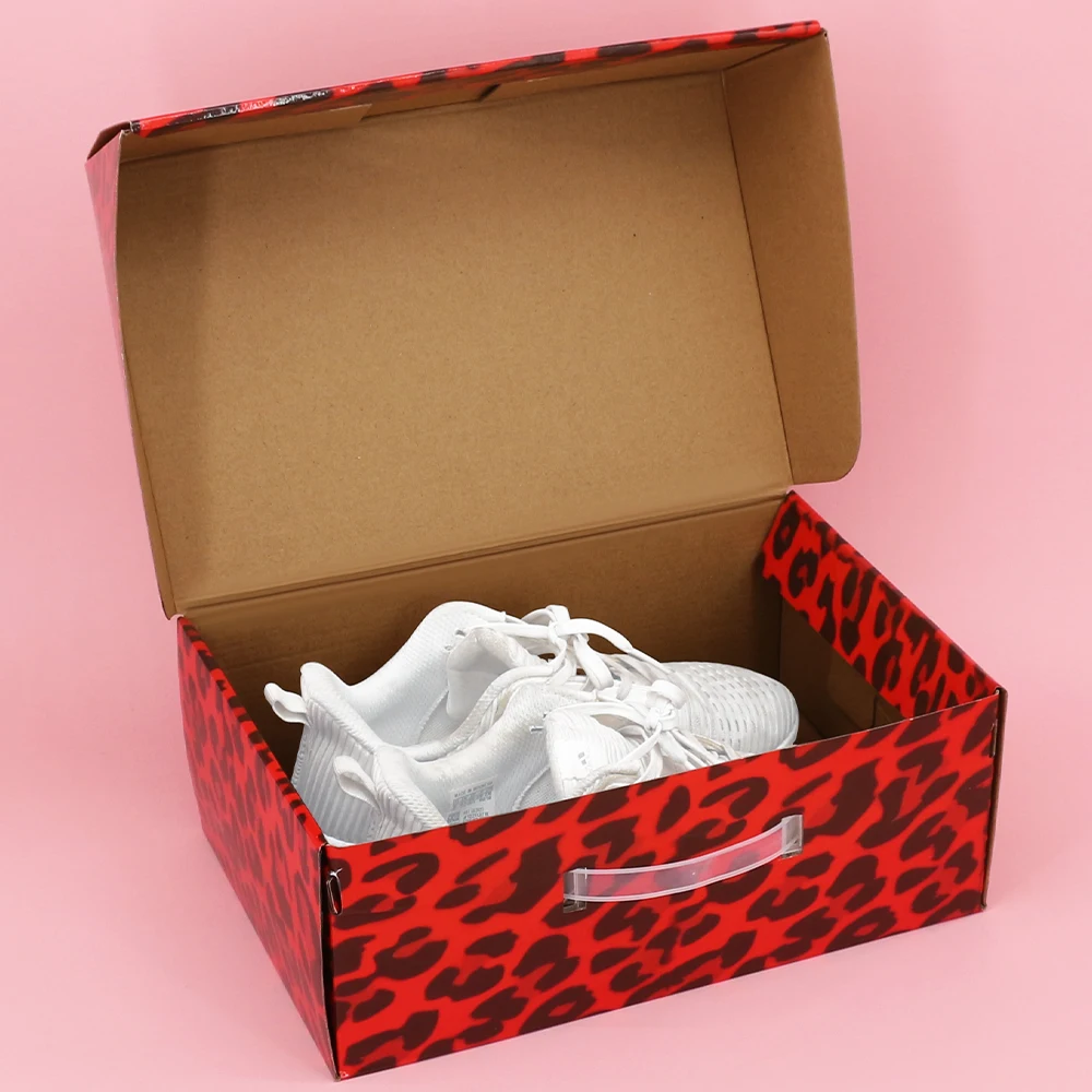 Custom Luxury Shoebox Packaging Corrugated Printing Paper Sneaker Shoe Box designed Private Label Shoes Box